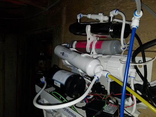 家庭用キッチン 5 段階 UF 超濾過水浄機 顧客の要求範囲内