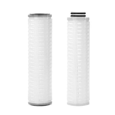 ワインの精細フィルタリングのための10インチ水利性PES膜プレートフィルターカートリッジ