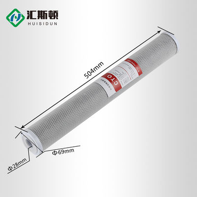 20in*2.5 家庭用水過濾システム用活性炭CTOフィルターカートリッジ