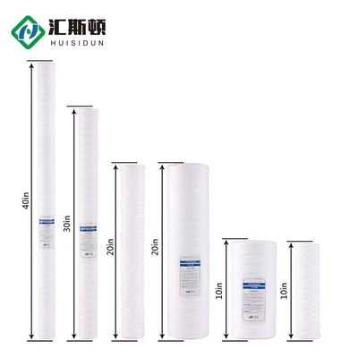 工業用フィルタリング用標準20インチPPストリングワンドヤーンフィルター