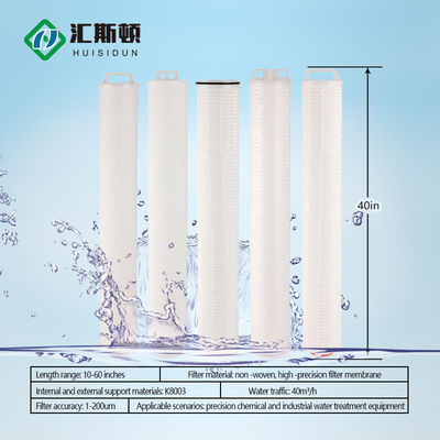 高流量 プレート 水フィルター カートリッジ PP PES PVDF PTFE ナイロン